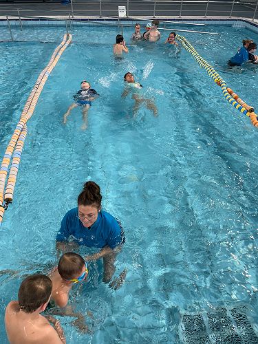 Swimming at Graham Condon