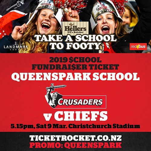 Come along and support the Crusaders and Queenspark School!