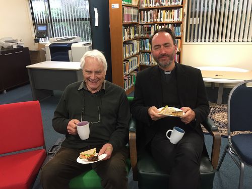 Dr Tony Fitchett (DDTB) and Canon Fr Michael Wallace (Dio Council).