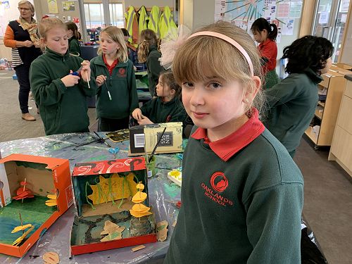 Olive's diorama finished