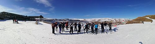 The year 12 Physical Education ski/snowboard trip