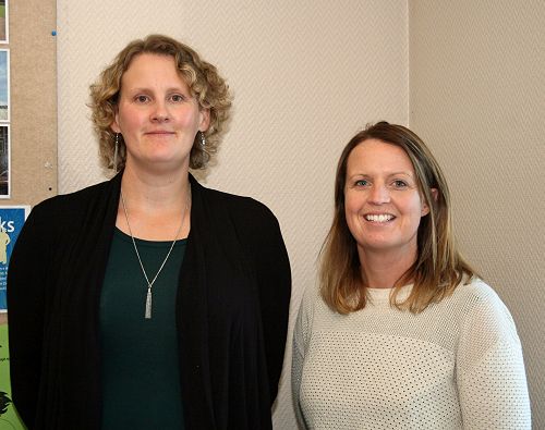 Leanne Stenhouse and Amanda Reid