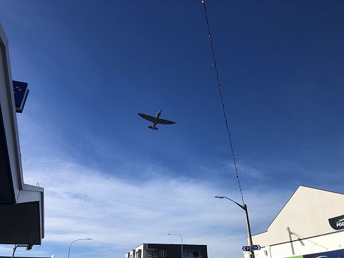 The aircraft were extremely low and loud.