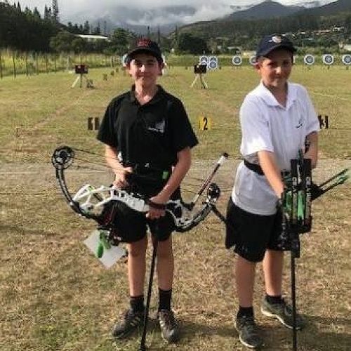 Jack Light and fellow Southlander Sidney Spence in New Caledonia 