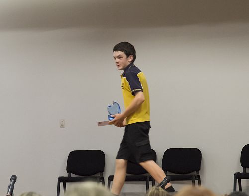 Robert was awarded the trophy for Contribution to the Library