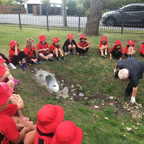 Phil helps us learn about where the rubbish goes.