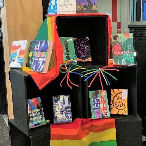 Rainbow display Mapuna library