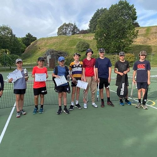 Boys Hurunui Tennis Champs 2021