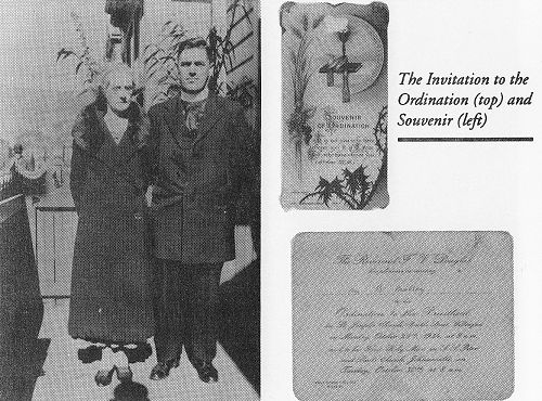 Vernon Douglas with his mother