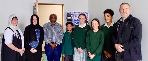 Inside the Mosque office.