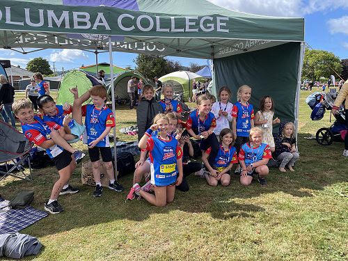 'Team Columba' enjoying the day together