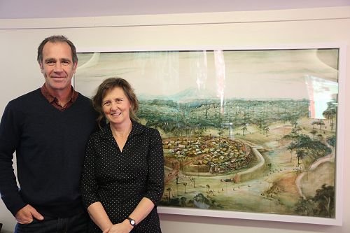 Art Work Presented and Dr Barnett farewelled