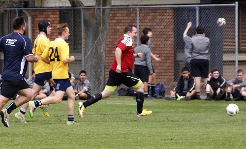Staff v Prefects Football 2020