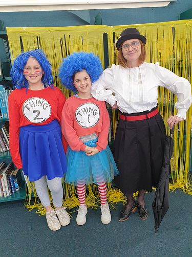 Mrs Montgomerie and 7Kea students