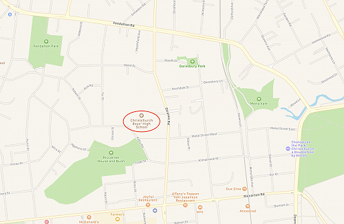 Christchurch Boys' High School, 71 Straven Road