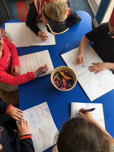 There was great excitement around pirate adventure writing.