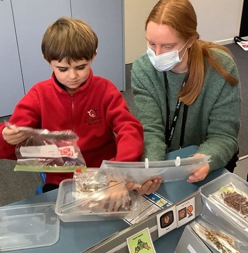 An added layer of safety when learning to interact with unfamiliar foods.