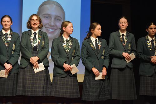 Sam Mills, Zoe McElrea, Grace Johnston, Grace Hill, Imogen Harrison, Lily Ferro