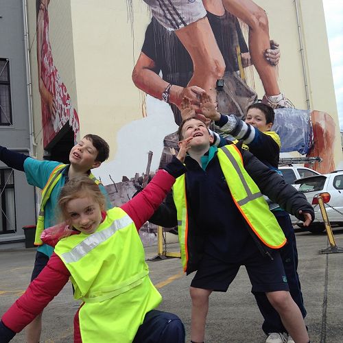 One of the biggest murals we could find!