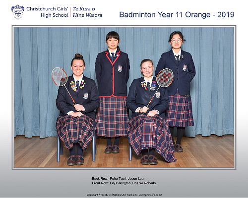 Badminton Year 11 Orange - 2019
