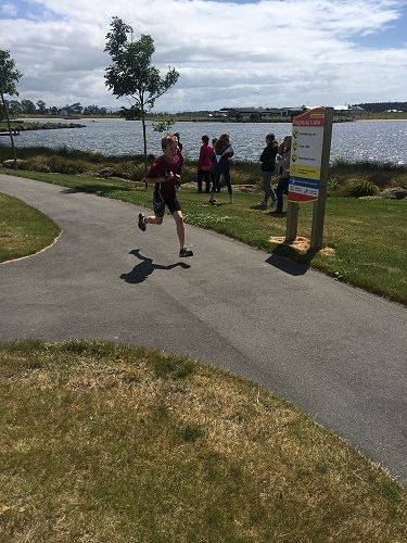 Daniel, finishing the run