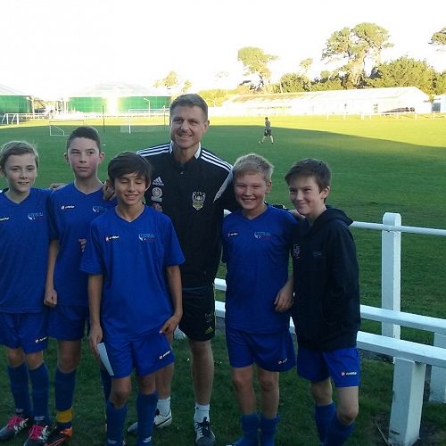 Tahuna students with Ben Sigmund