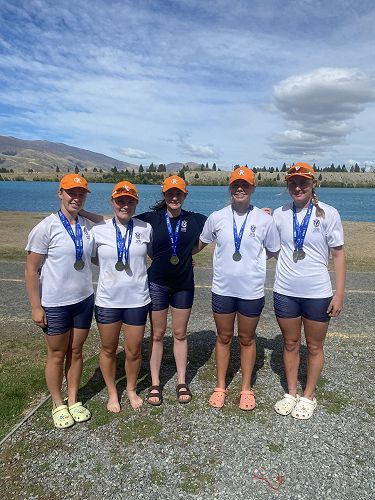 Gold medal winners in Under 18 Coxed Quad