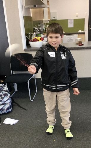 Lazarus swinging his poi