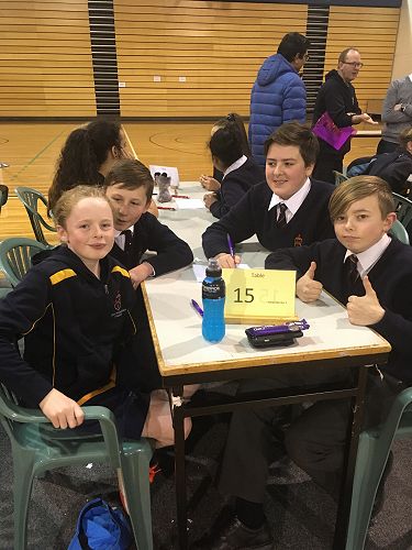 Year 9 Team - Theo Hannagan, Finlay Tomkins, Enzo Hood and Joshua Thom