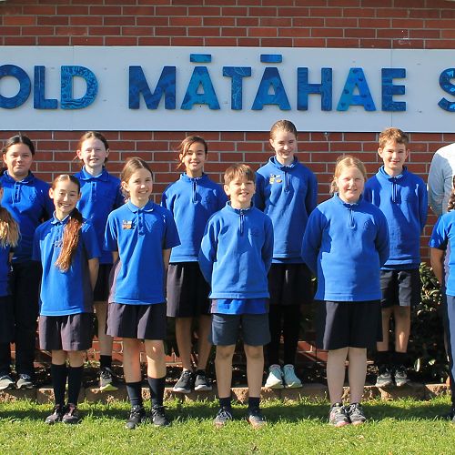 Mr Smith and the Year 6 Ambassadors 2023