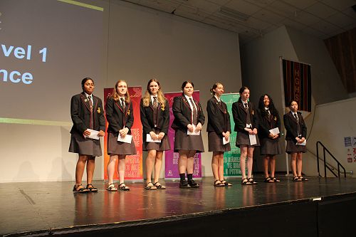 NCEA Level 1 Excellence endorsements winners