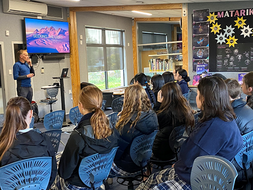 Visting author - Gavin Lang