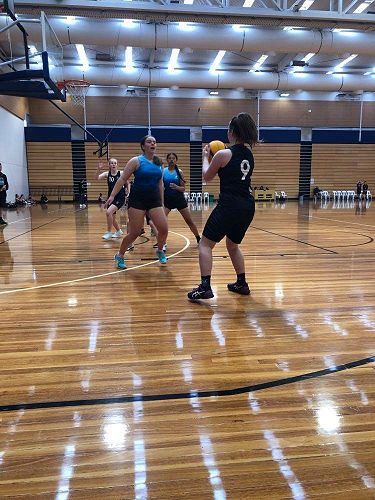 Kayla Millar lining up the shot