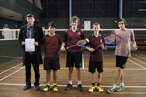 Dunedin's Champion Badminton Team