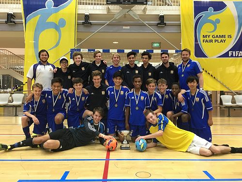 STC Senior Futsal Team at the New Zealand Secondary Schools’ Futsal
Championships

