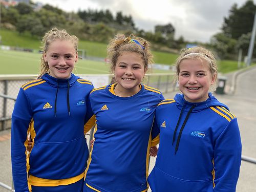 Charli Sinclair, Ciara Paterson and Peyton Wafer