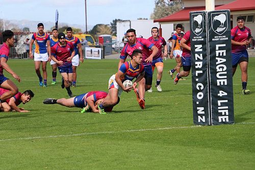 Patrick about to score