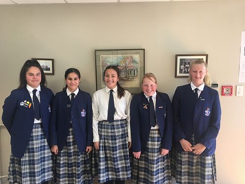 Year 11 Helpers: Left to Right



Stacey Ramsay, Ta Hermens, Rebecca Squire, Hannah Secoy and Neve Jones.



Absent: Mya Lundie and Jodeci Richards.