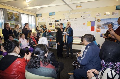 Ros Jackson with Roz Beyers