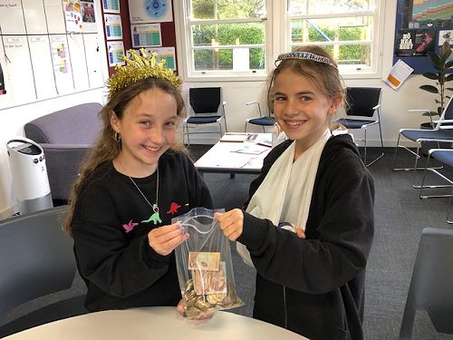 The Queens are in their counting house, counting out the money