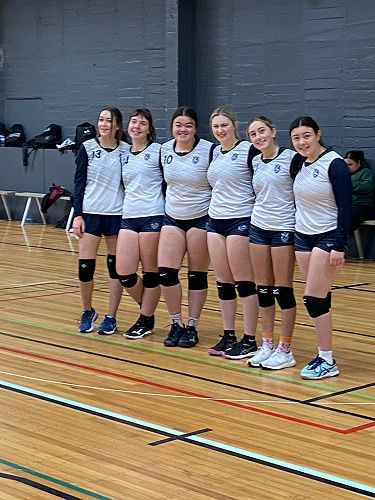 Waiting to take the court