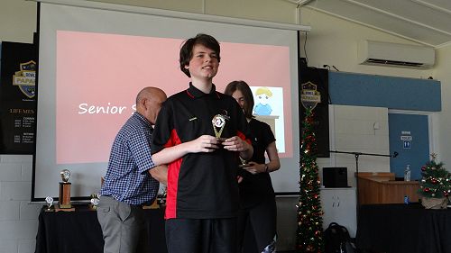 Senior& Intermediate Prize Giving