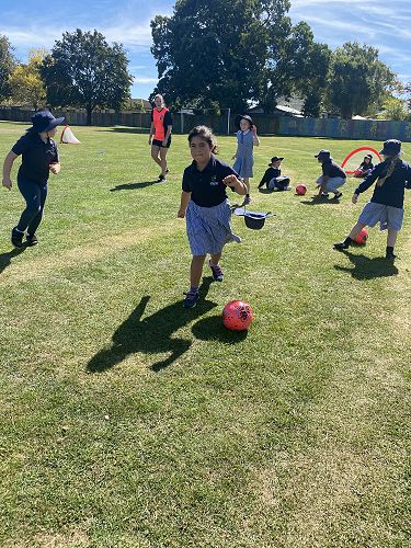 Girls Football session