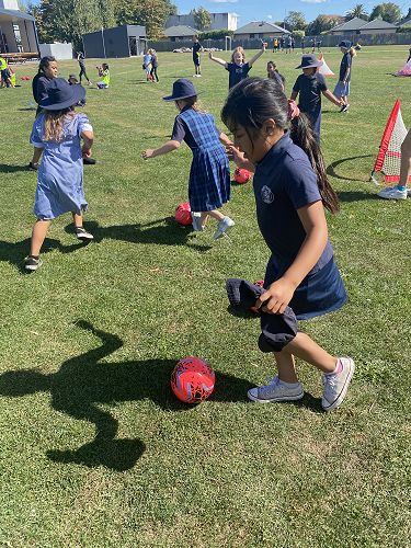 Girls Football session
