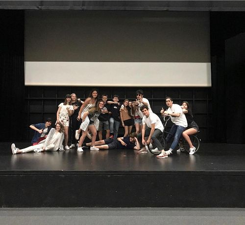 The Jean Sturm group at school