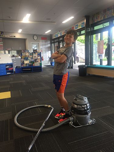 Nobody vacuums like Talib does. 