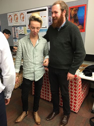 Finn and Kirio sharing a good time...