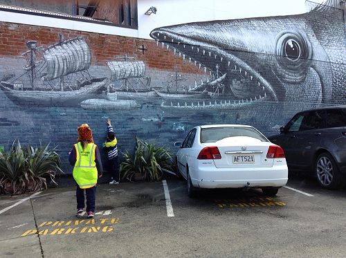 We loved reading the story behind this artwork - can you spot the submarine?
