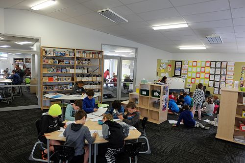 Open, flexible learning - spaces to suit the purpose; flexible furniture to accomodate group or solo learning