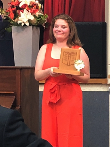 Violet Stewart awarded a Service Award 